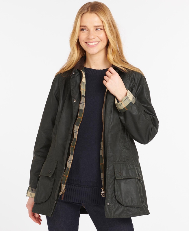 Black Barbour Beadnell® Women's Waxed Jackets | YNDP-70142