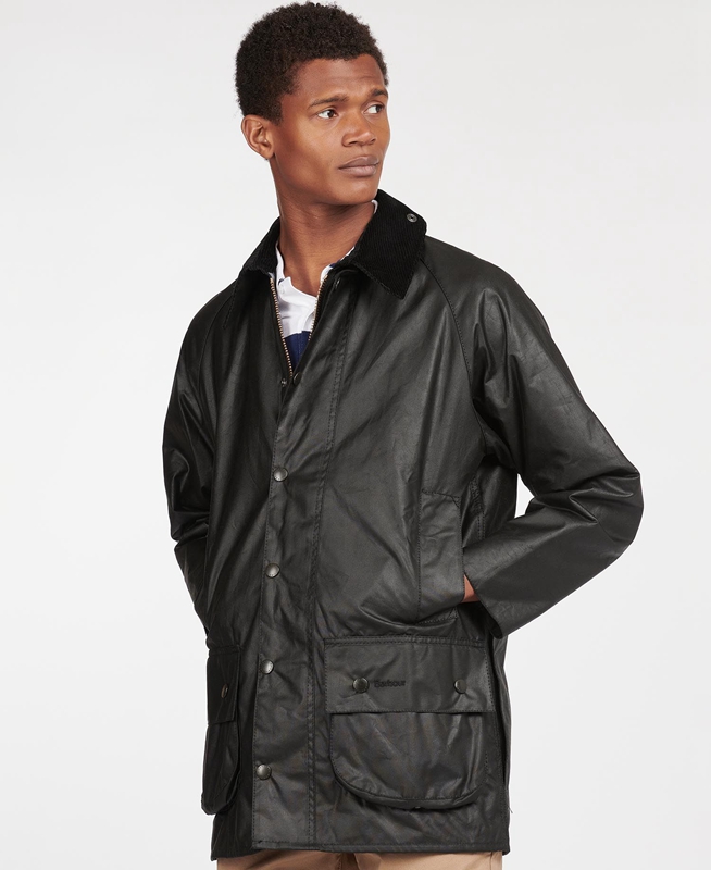 Black Barbour Beaufort® Men's Waxed Jackets | PZCL-63084