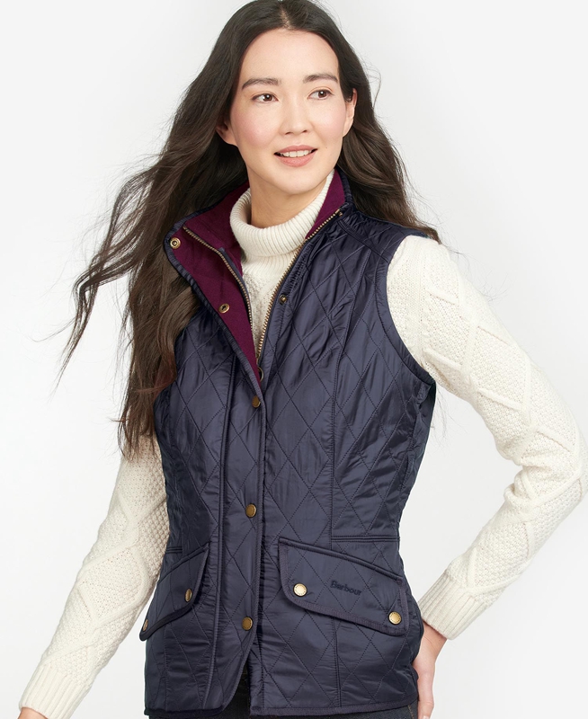 Blue Barbour Weste Cavalry Women's Vest | DBIR-52876