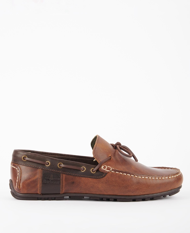 Brown Barbour Clark Men's Loafers | ABZW-16985