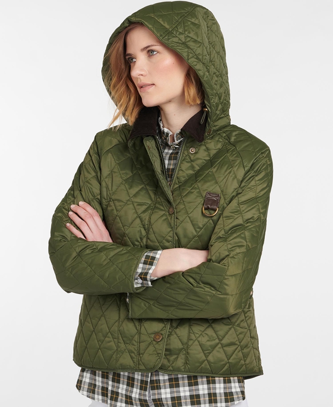 Green Barbour Tobymory Women's Quilted Jackets | BOYE-84537