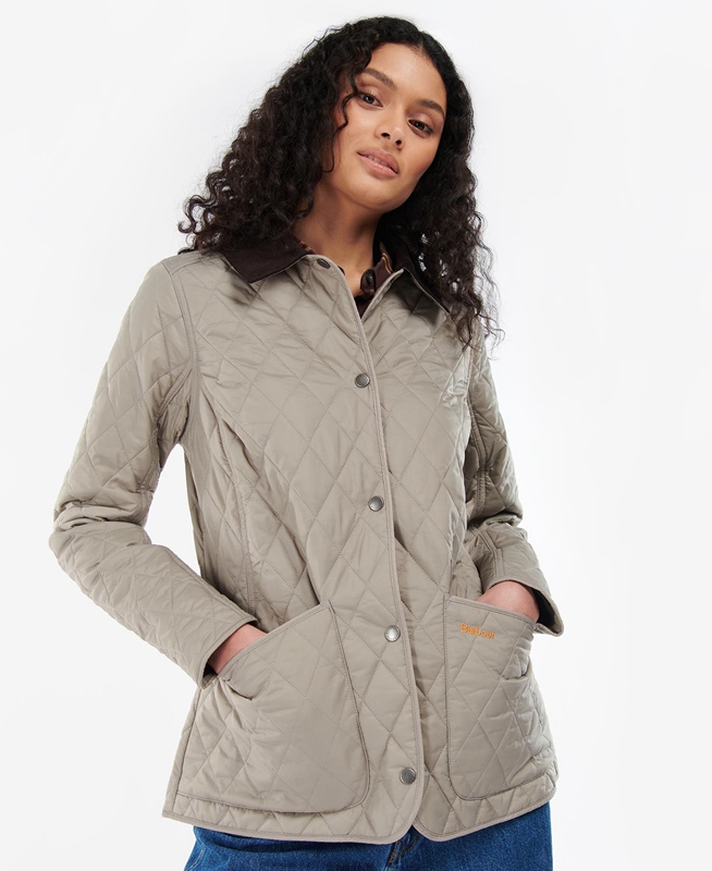 Grey Barbour Annandale Women's Quilted Jackets | DLUG-13507