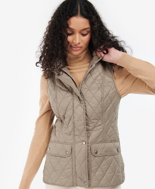 Grey Barbour Otterburn Women's Vest | SGFC-15607