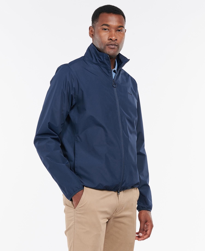 Navy Barbour Korbel Men's Waterproof Jackets | KSNB-89573