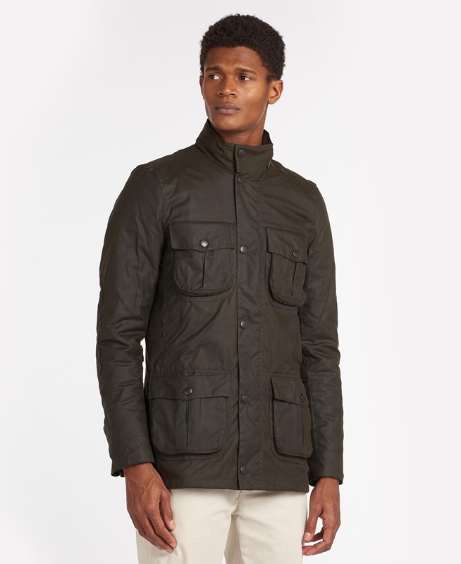 Olive Barbour Corbridge Men's Waxed Jackets | WQGT-06874