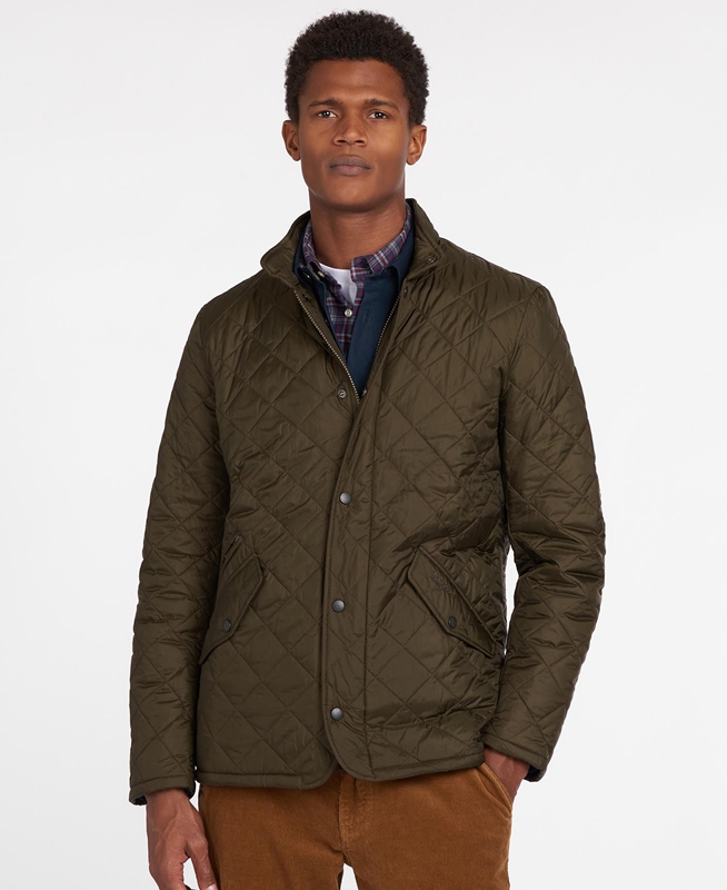 Olive Barbour Flyweight Chelsea Men's Quilted Jackets | EAYU-31764