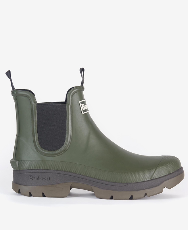 Olive Barbour Nimbus Men's Boots | SLYM-83429