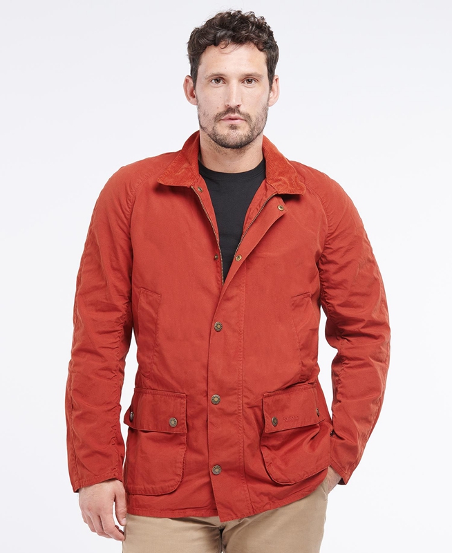 Orange Barbour Ashby Men's Casual Jackets | LFAD-03576