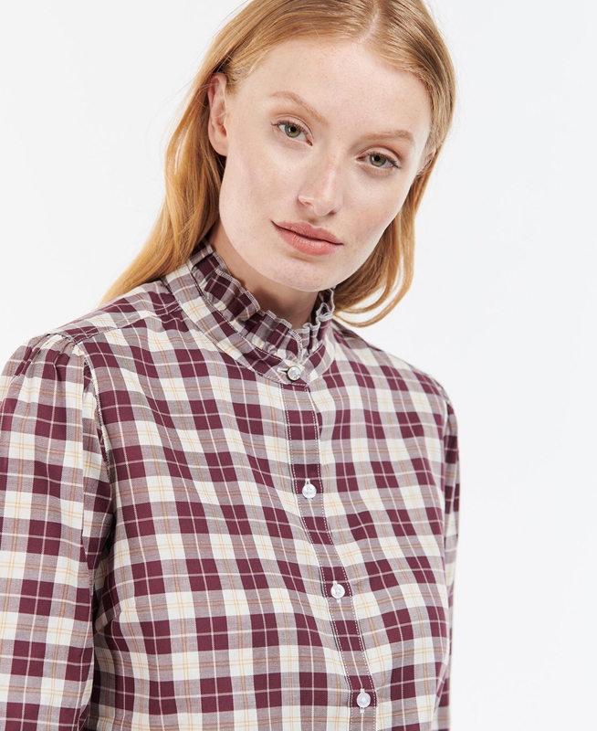 Pink Barbour Daffodil Women's Shirts | CEYM-82049