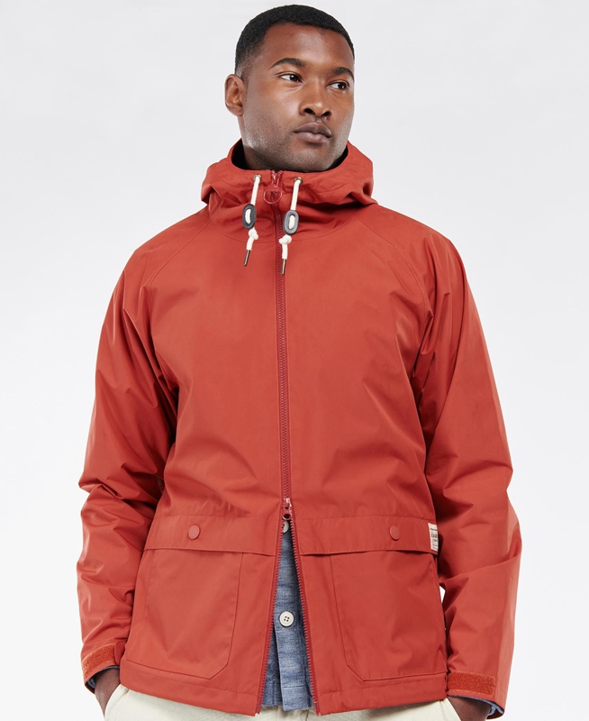 Red Barbour Begral Showerproof Men's Casual Jackets | XDQZ-14370