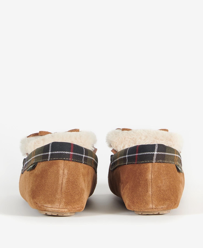 Beige Barbour Darcie Women's Slippers | CQOP-57413