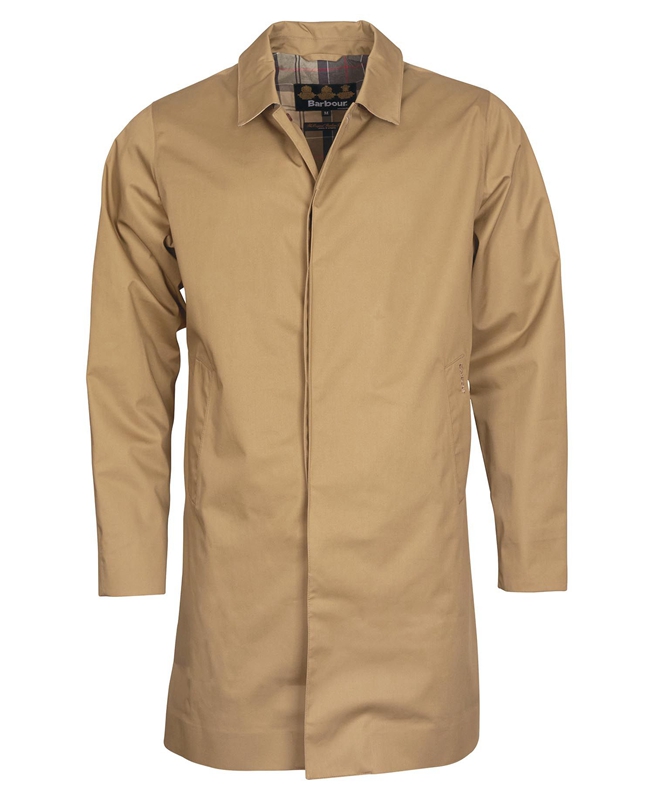 Beige Barbour Rokig Men's Waterproof Jackets | QTFD-59401