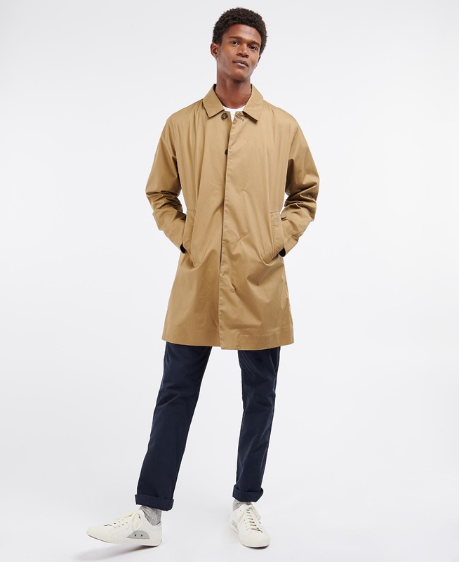 Beige Barbour Rokig Men's Waterproof Jackets | QTFD-59401