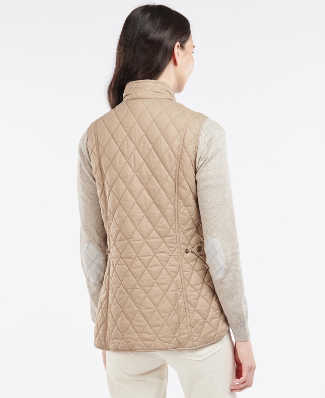 Beige Barbour Weste Otterburn Women's Vest | UMHY-80695