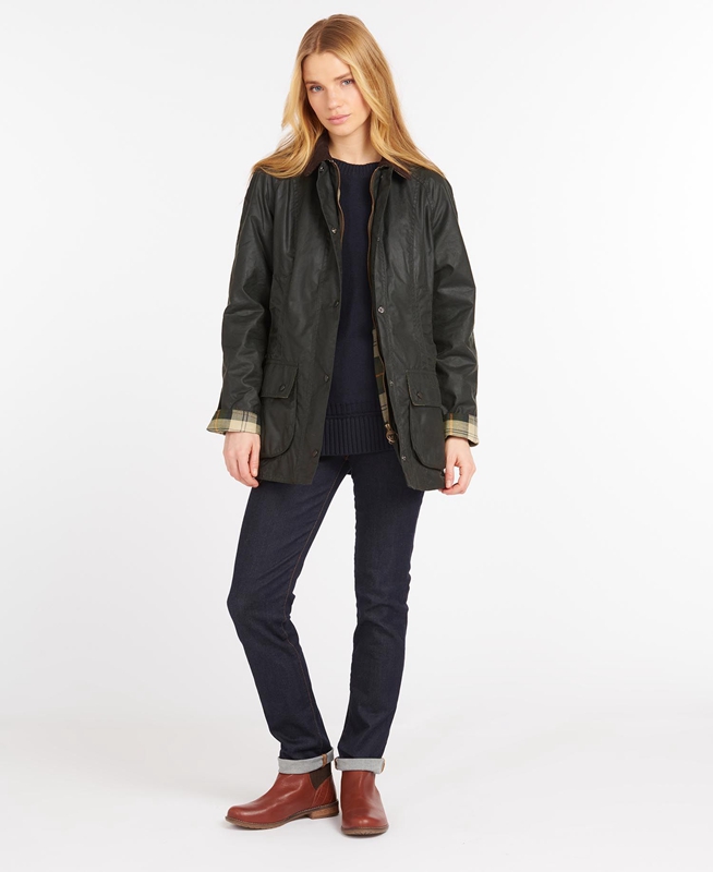 Black Barbour Beadnell® Women's Waxed Jackets | YNDP-70142