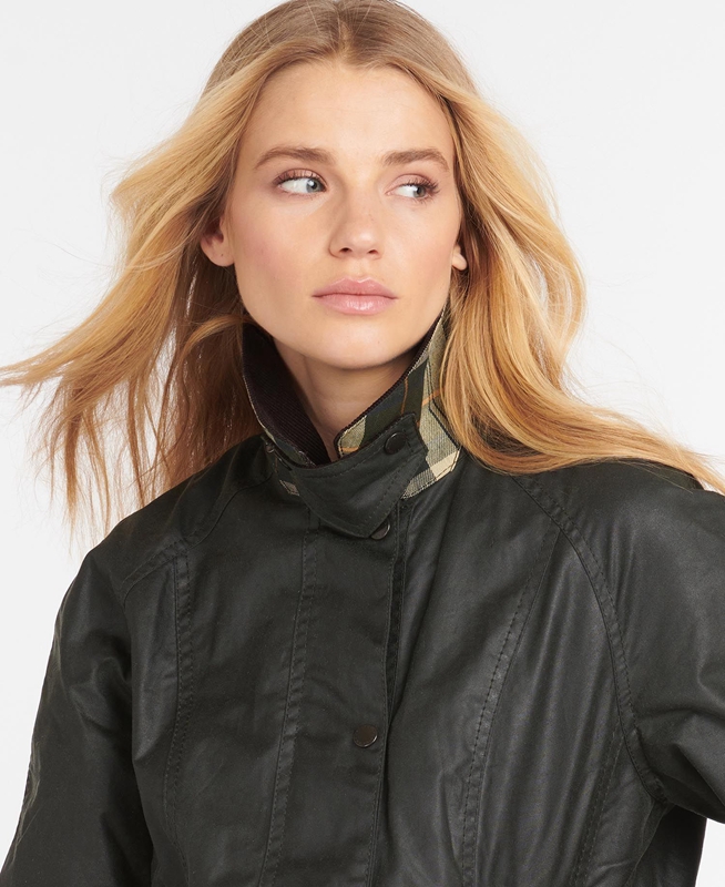 Black Barbour Beadnell® Women's Waxed Jackets | YNDP-70142