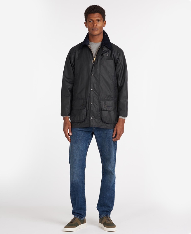 Black Barbour Beaufort® Men's Waxed Jackets | TCXR-69248