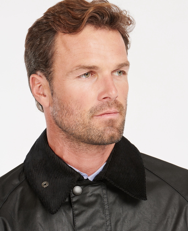 Black Barbour Bedale® Men's Waxed Jackets | EXHW-51460