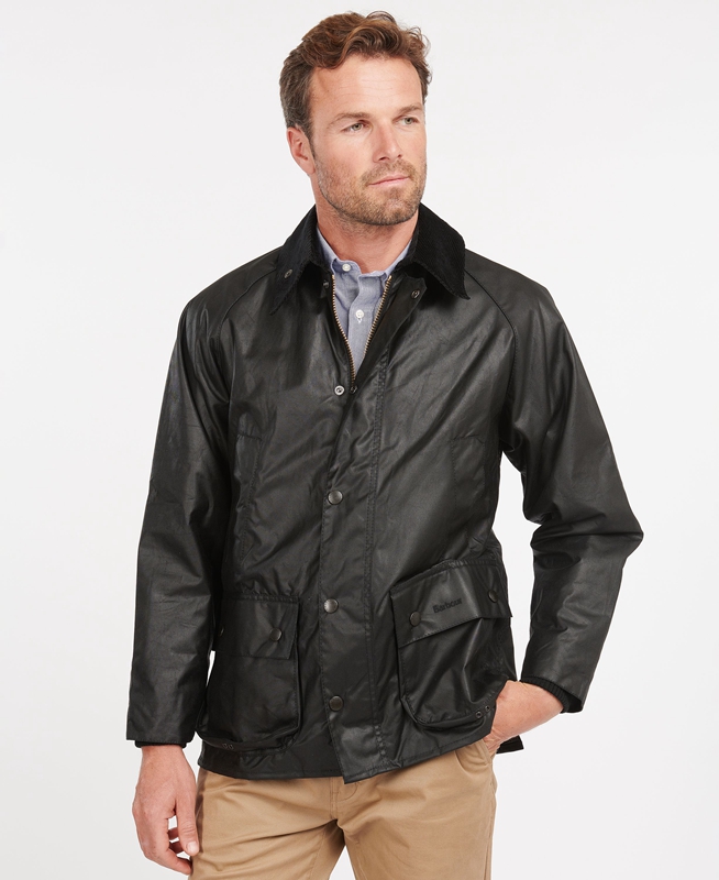 Black Barbour Bedale® Men\'s Waxed Jackets | EXHW-51460