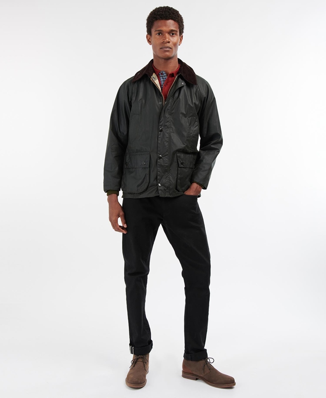 Black Barbour Bedale® Men's Waxed Jackets | UYRB-47023