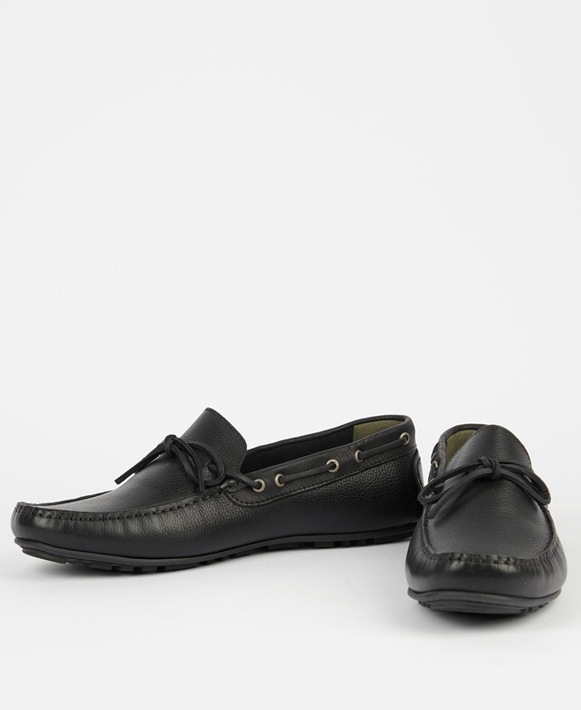 Black Barbour Clark Men's Loafers | SVPO-10278