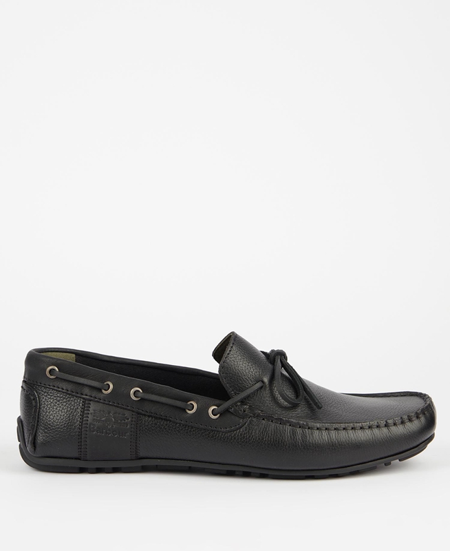 Black Barbour Clark Men\'s Loafers | SVPO-10278