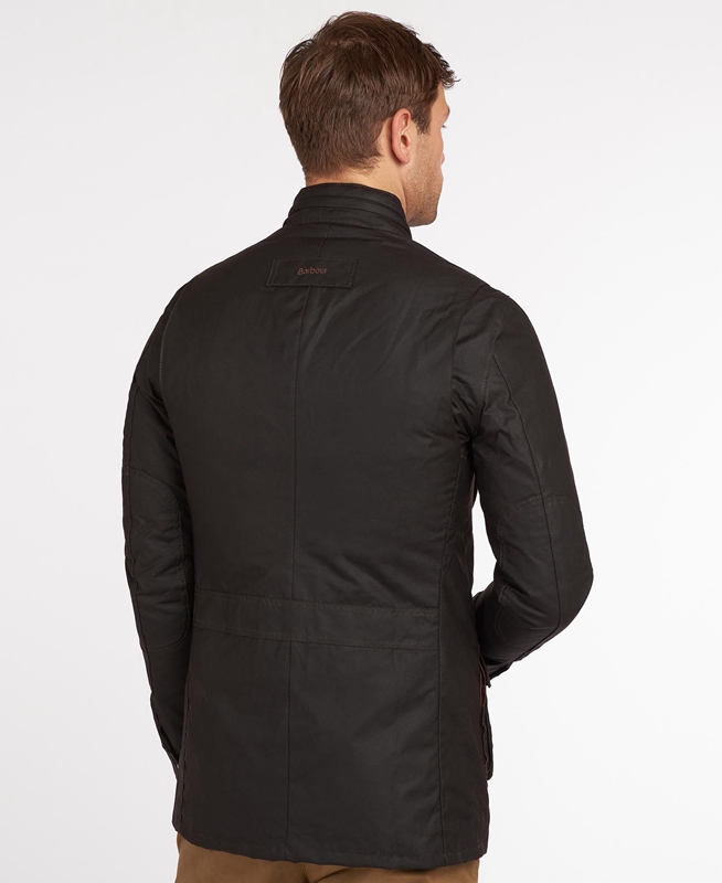 Black Barbour Corbridge Men's Waxed Jackets | PVYU-28975