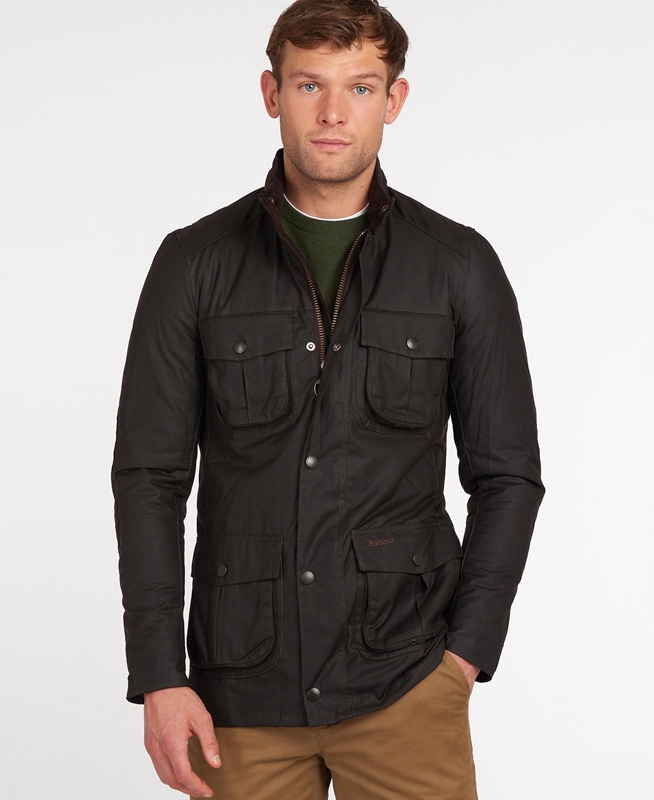 Black Barbour Corbridge Men's Waxed Jackets | PVYU-28975