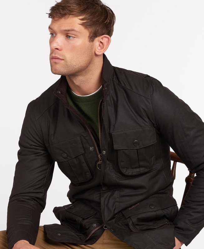 Black Barbour Corbridge Men\'s Waxed Jackets | PVYU-28975