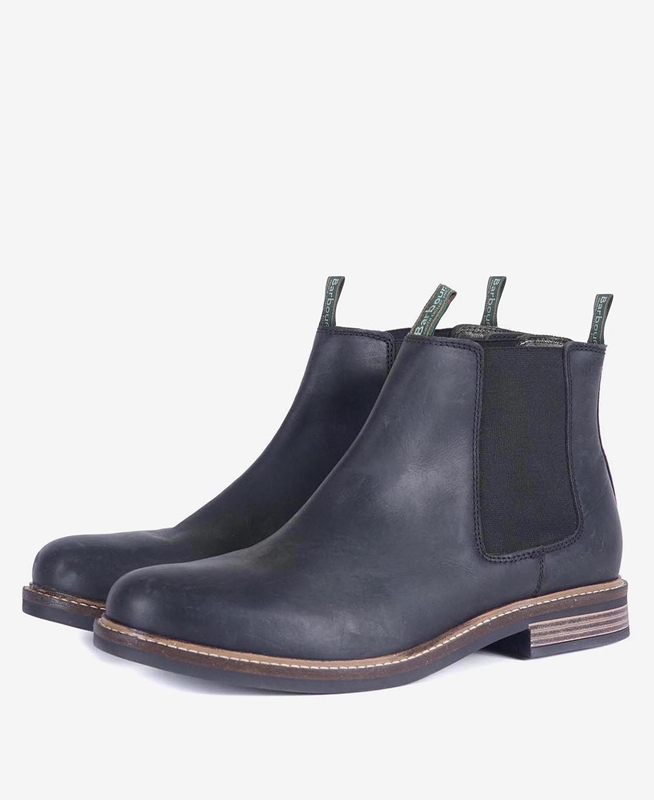 Black Barbour Farsley Men's Boots | JVCS-19208