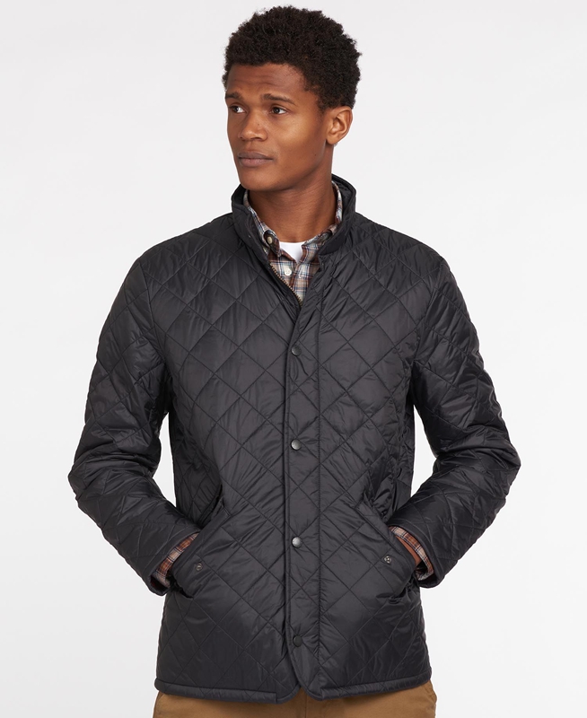 Black Barbour Flyweight Chelsea Men's Quilted Jackets | MQGP-13957