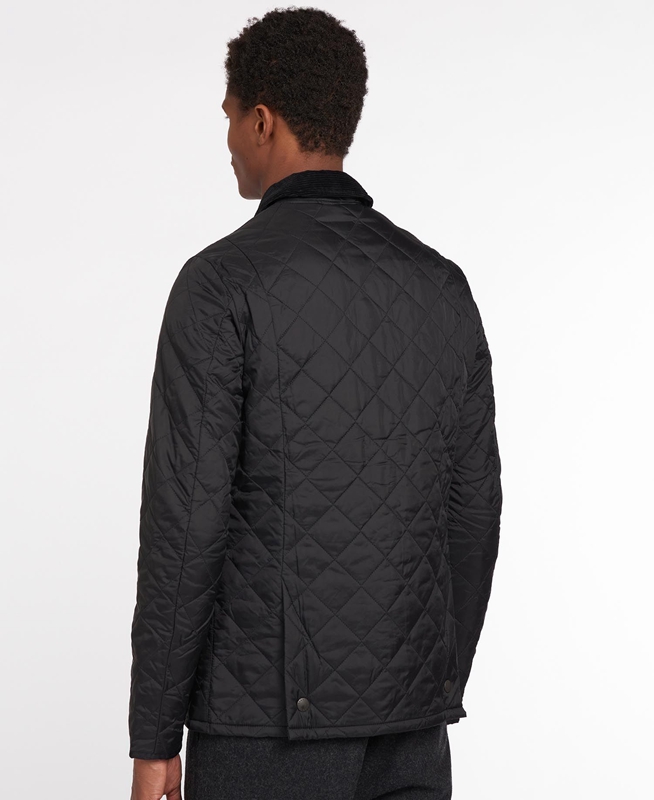 Black Barbour Heritage Liddesdale Men's Quilted Jackets | MFJZ-47612