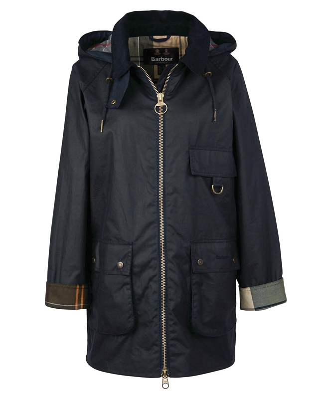 Black Barbour Highclere Women's Waxed Jackets | SEMX-83561