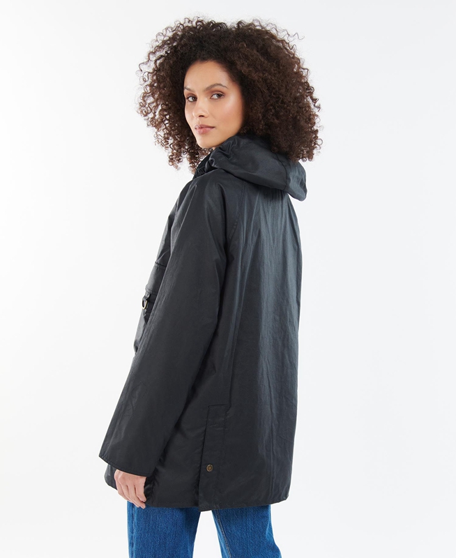 Black Barbour Highclere Women's Waxed Jackets | SEMX-83561