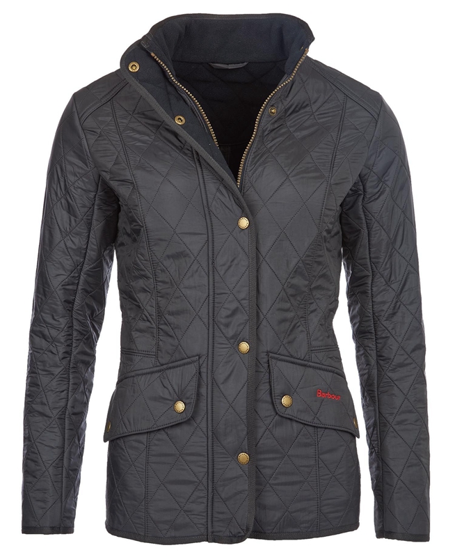 Black Barbour Jacke Cavalry Polarquilt Women's Quilted Jackets | HSRF-95281