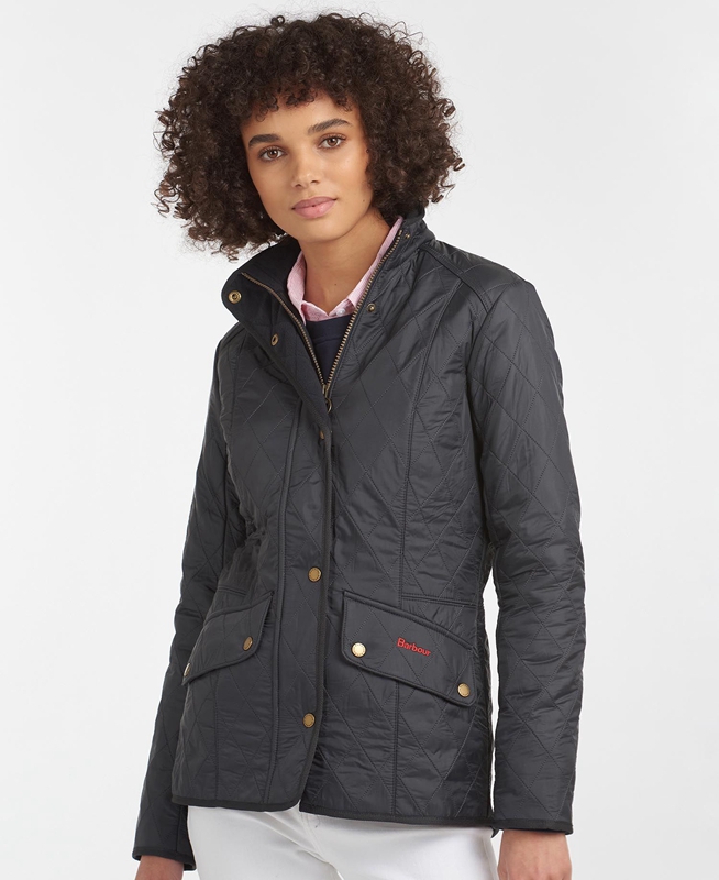 Black Barbour Jacke Cavalry Polarquilt Women\'s Quilted Jackets | HSRF-95281