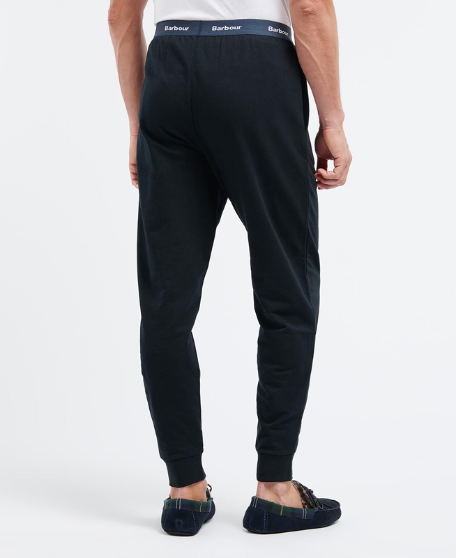 Black Barbour Jake Lounge Joggers Men's Pants | FHDQ-89230