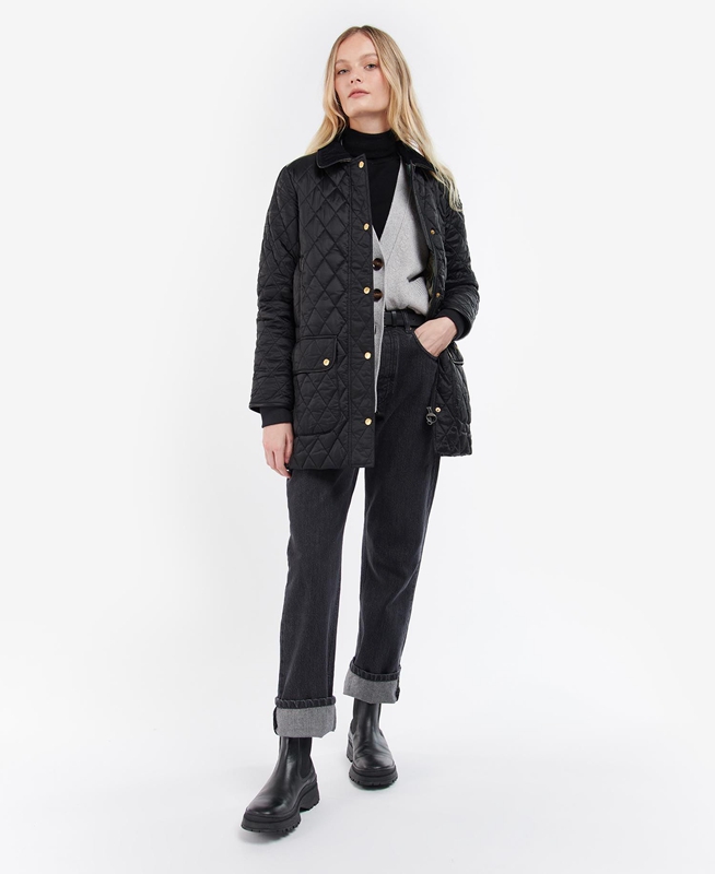 Black Barbour Kilmarie Women's Quilted Jackets | FBSM-16320