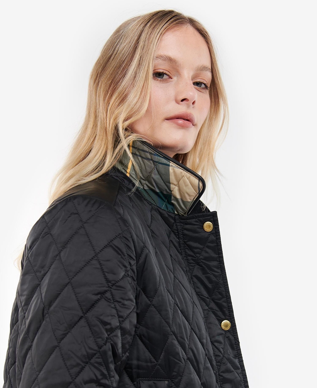 Black Barbour Kilmarie Women's Quilted Jackets | FBSM-16320