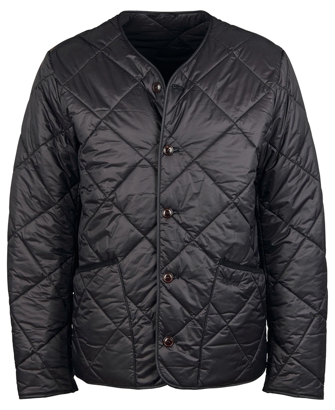 Black Barbour Liddesdale Cardigan Men's Quilted Jackets | IXWM-45197