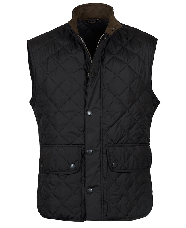 Black Barbour Lowerdale Men's Vest | CZTS-60147