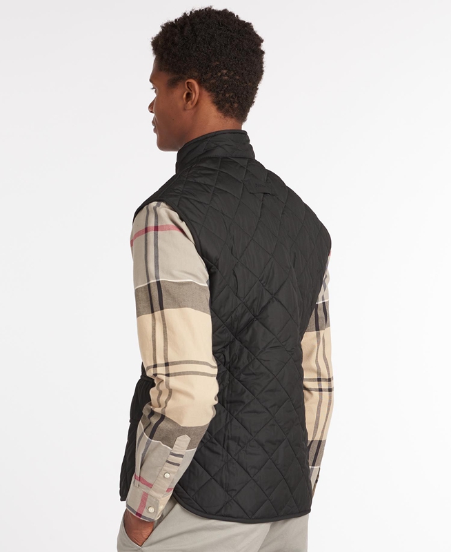 Black Barbour Lowerdale Men's Vest | CZTS-60147