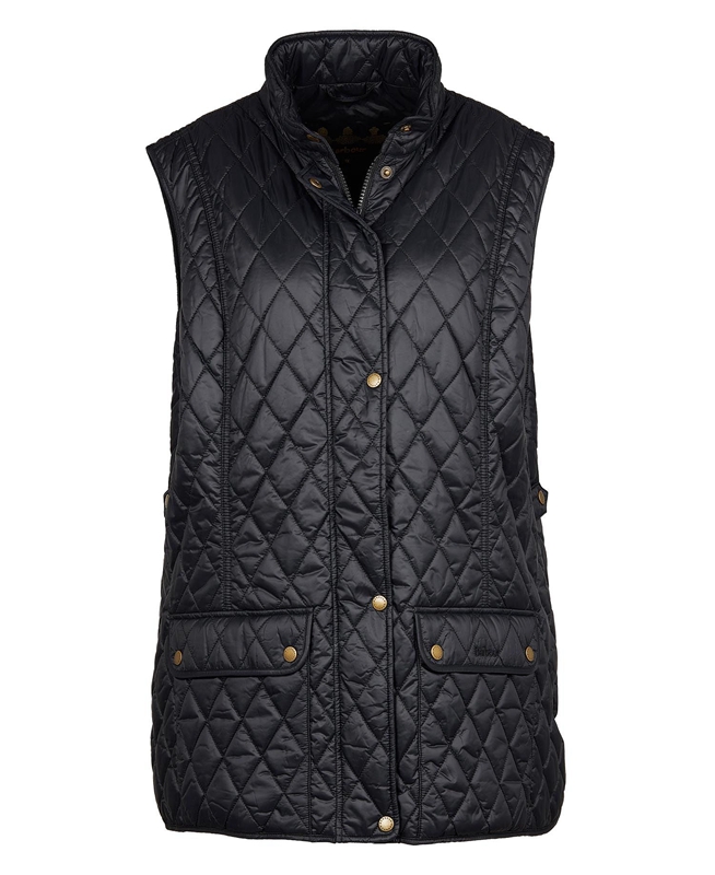 Black Barbour Plus Otterburn Women's Vest | AFQD-41976