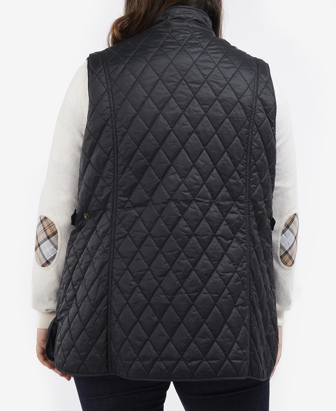 Black Barbour Plus Otterburn Women's Vest | AFQD-41976