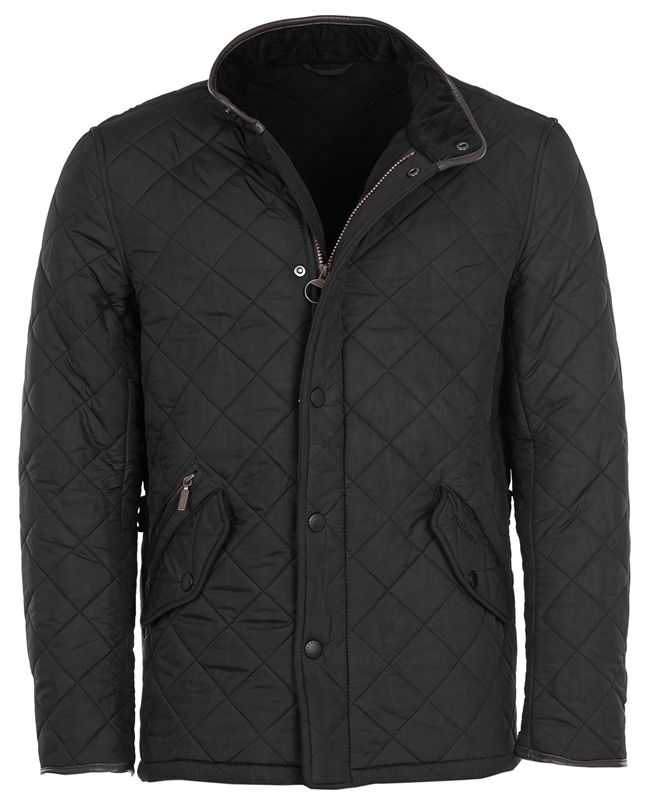 Black Barbour Powell Men's Quilted Jackets | KNXB-30712