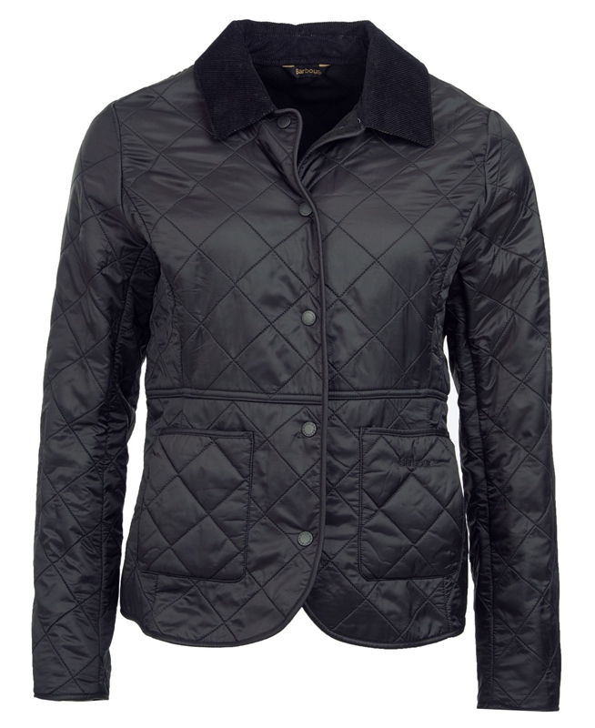 Black Barbour Steppjacke Deveron Polarquilt Women's Quilted Jackets | TIHZ-69405