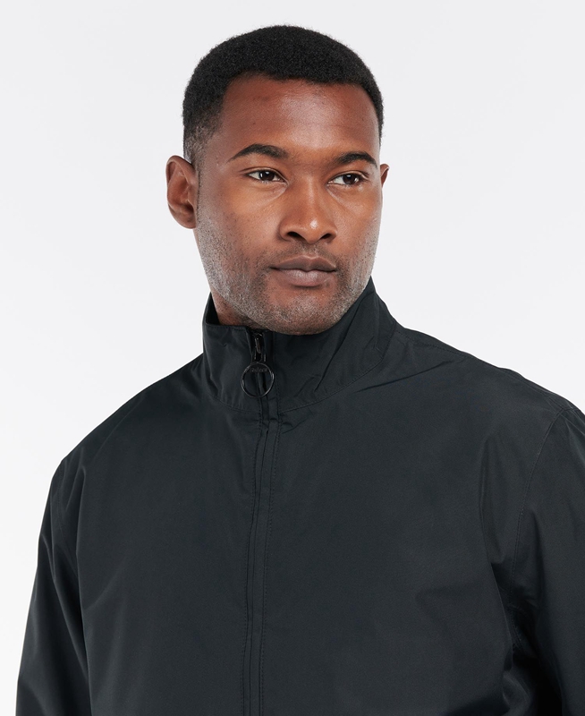 Black Barbour Summer Chelsea Men's Waterproof Jackets | SHML-84579