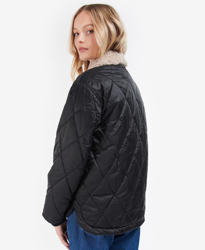 Black Barbour Vaila Women's Quilted Jackets | BSGL-46210