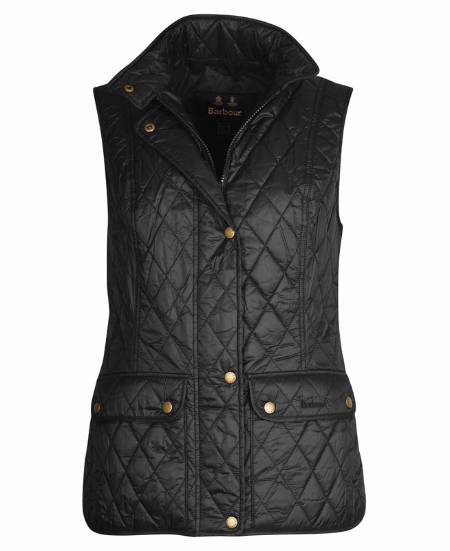 Black Barbour Weste Otterburn Women's Vest | KEAT-01839