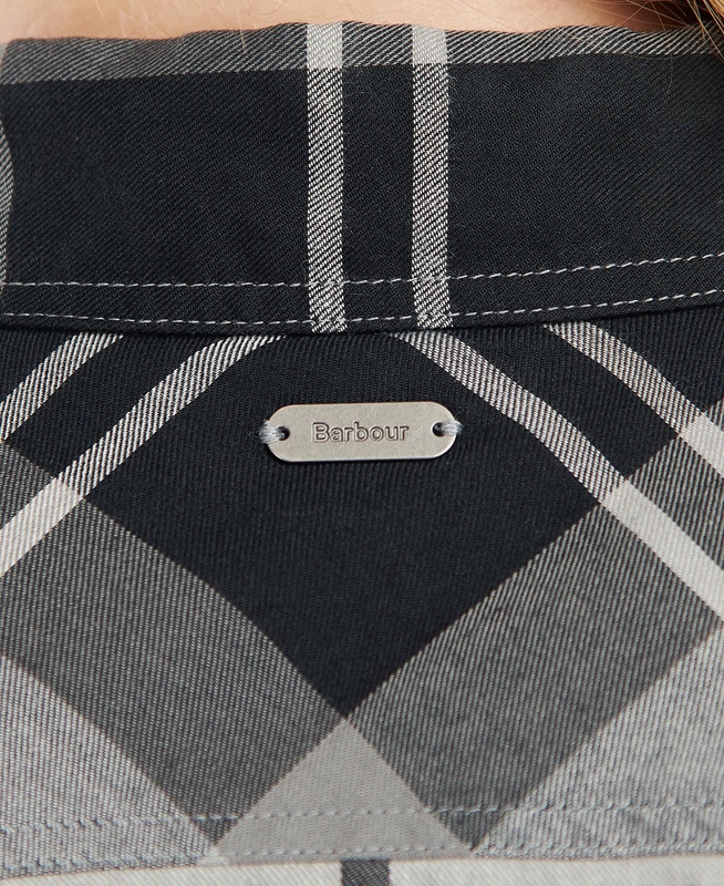 Black / Grey Barbour Bredon Women's Shirts | OXSU-56189